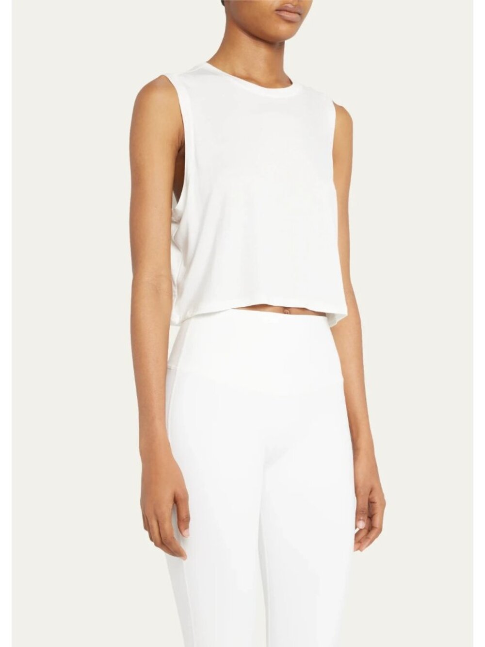 Splits59  Womens Size XS White Sienna  Cropped Tank Top NEW